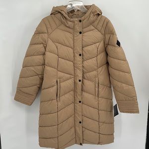 Steve Madden Sand Cire Puffer Coat Size Large New With Tags